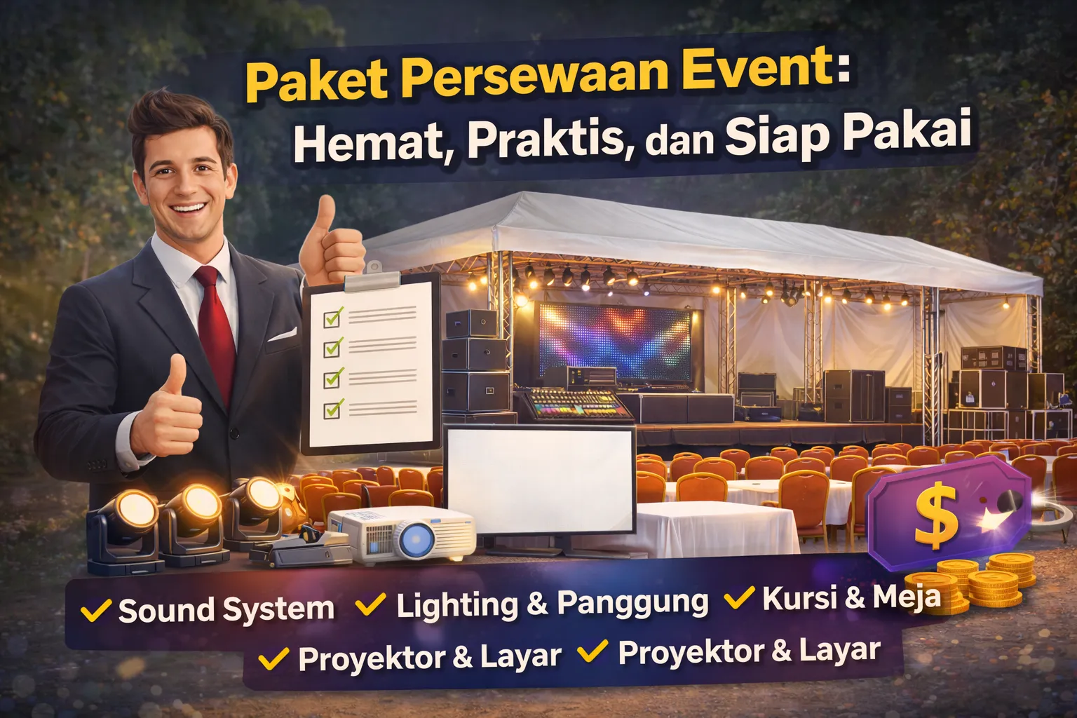 Paket Persewaan Event: Hemat, Praktis, dan Siap Pakai