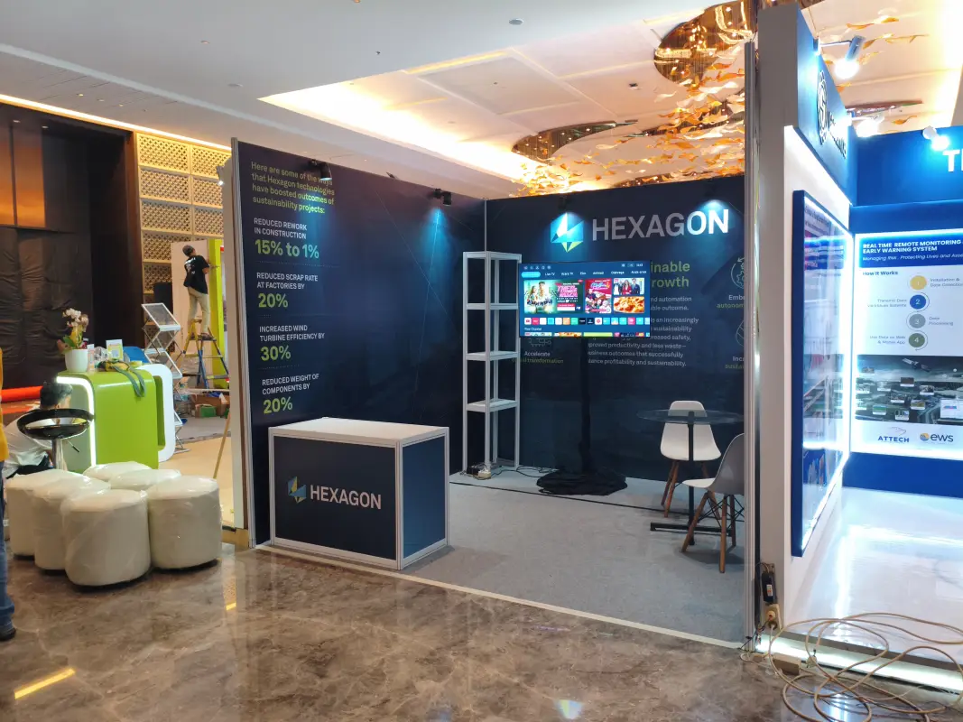 BOOTH HEXAGON PADMA SEMARANG - Project Gallery Image